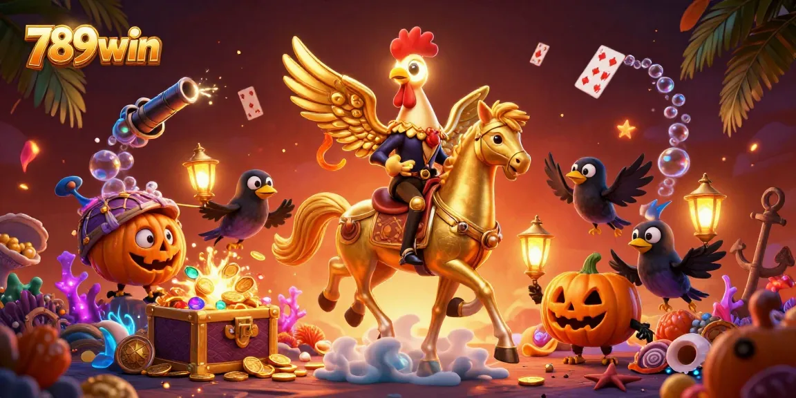 Experience thrilling gameplay with 789win, where golden rooster adventures unfold in a vibrant casino atmosphere.