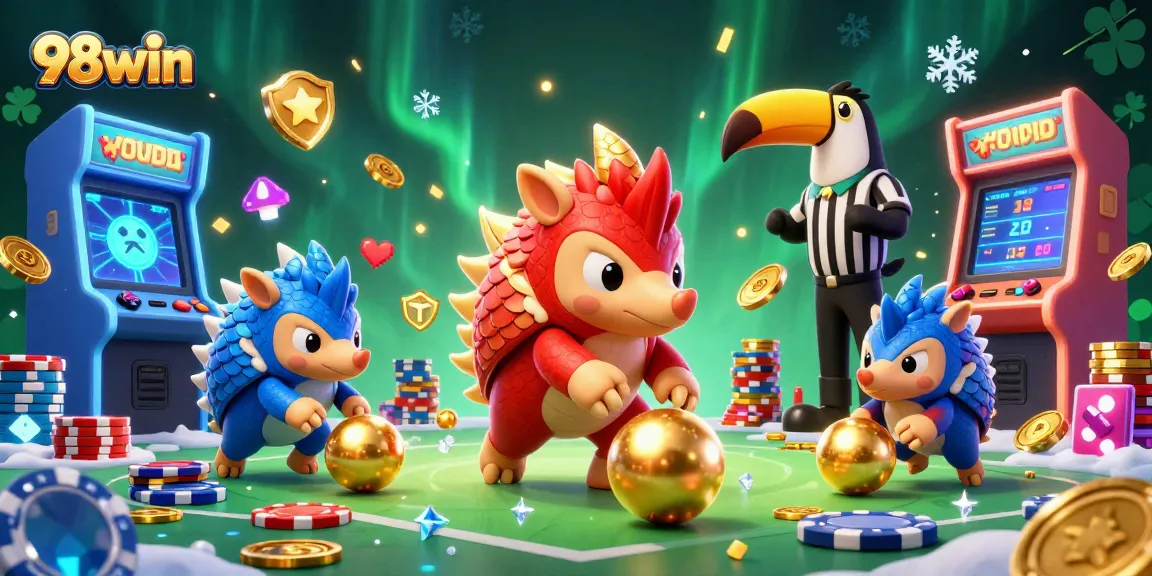 Experience thrilling gameplay with pangolins in the vibrant casino world of 98win.