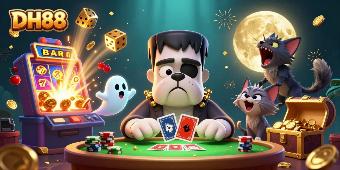 DH88 engages players with thrilling betting action at a lively casino table featuring vibrant game elements.