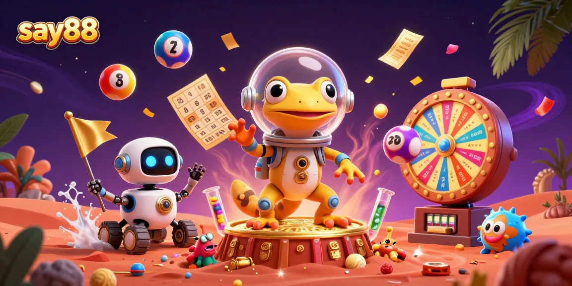 Experience excitement at say88 as a Martian gecko uncovers a buried golden casino full of games.