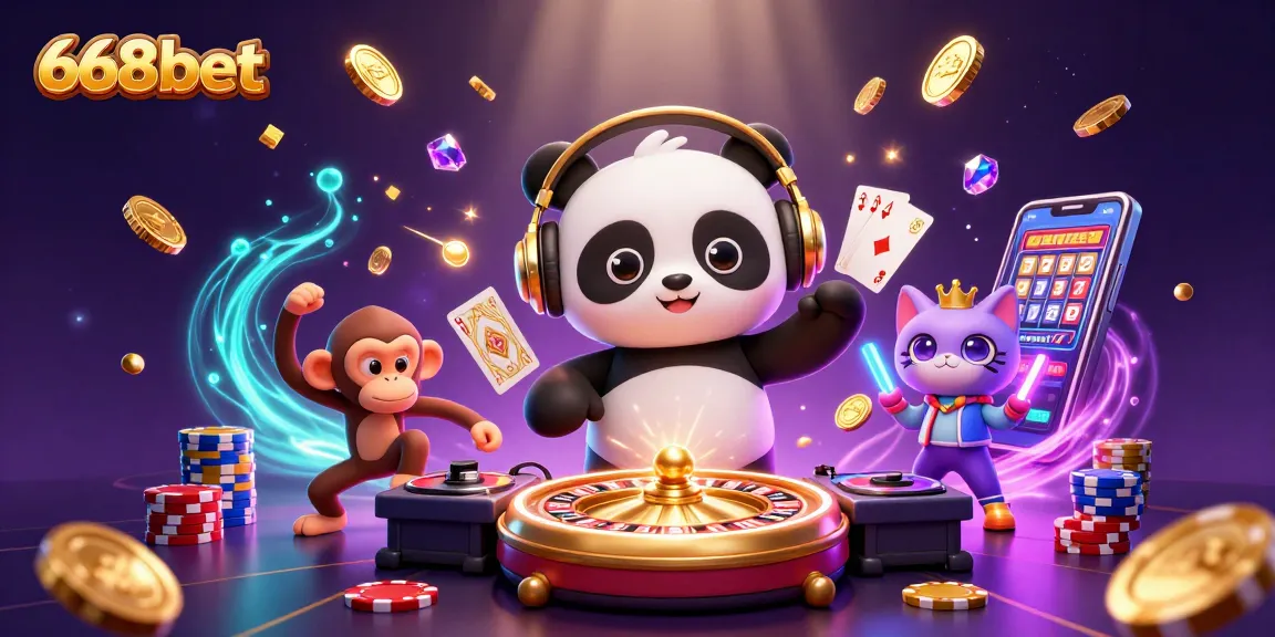 Engage with exciting gameplay at 668bet featuring vibrant characters and dynamic casino elements.