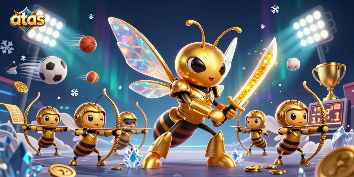 Engage with the stunning atas casino adventure featuring a golden hornet samurai and dynamic sports action.