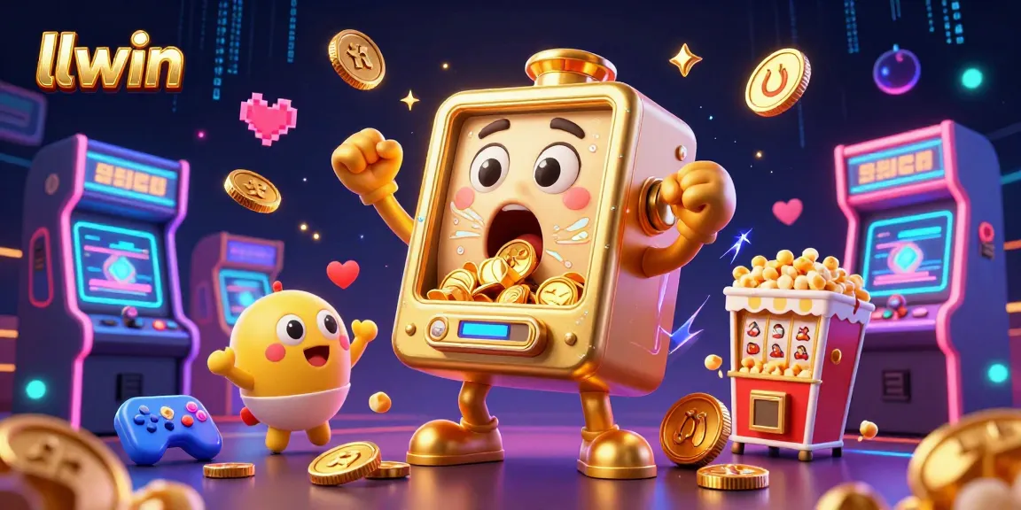 Celebrate llwin's jackpot frenzy with exciting slot machines and fun casino elements!