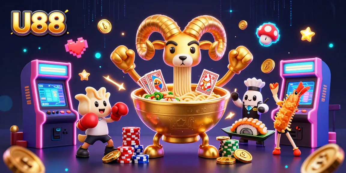 Engage in thrilling fun at U88 with colorful characters and exciting game elements from the casino world.