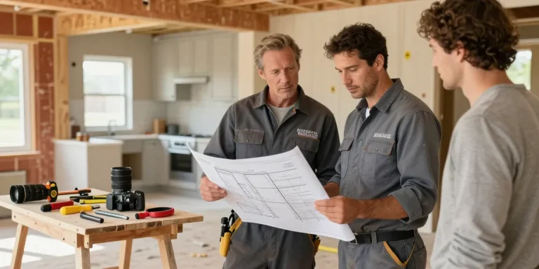 Trusted local services at linkvip66 with a professional contractor at work in a residential renovation setting.