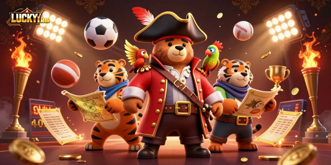 LUCKYWIN offers thrilling casino action with lively characters and dynamic sports elements.