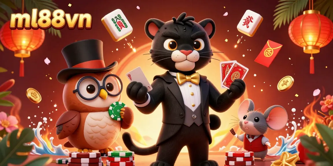 Engage in thrilling card games at ml88vn with flamboyant characters and dynamic gambling elements.