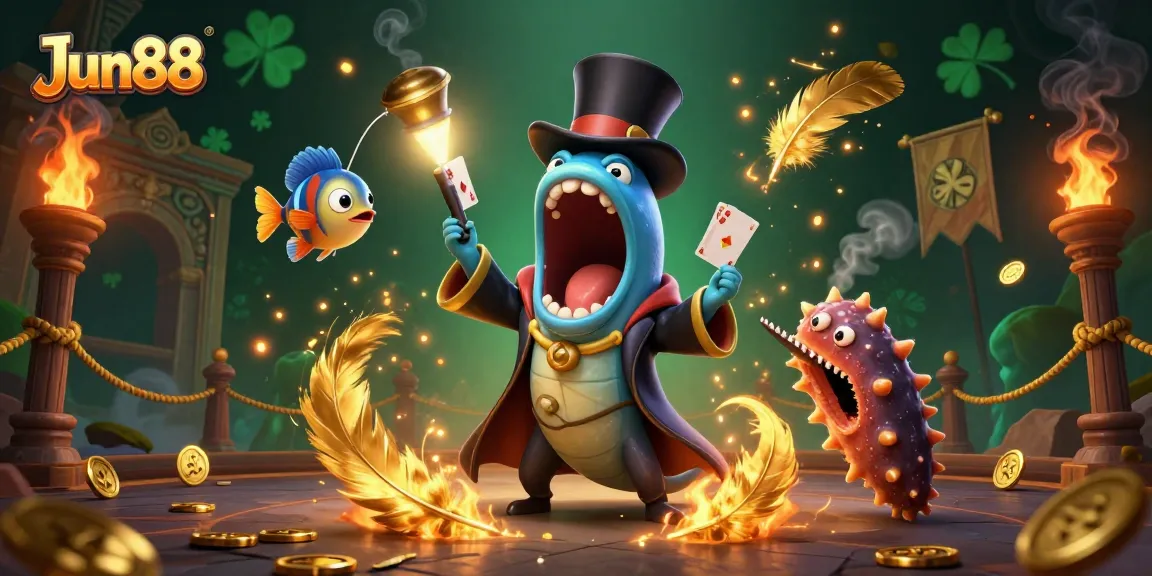 Engage in thrilling gameplay at Jun88 with dynamic casino elements including magical creatures.