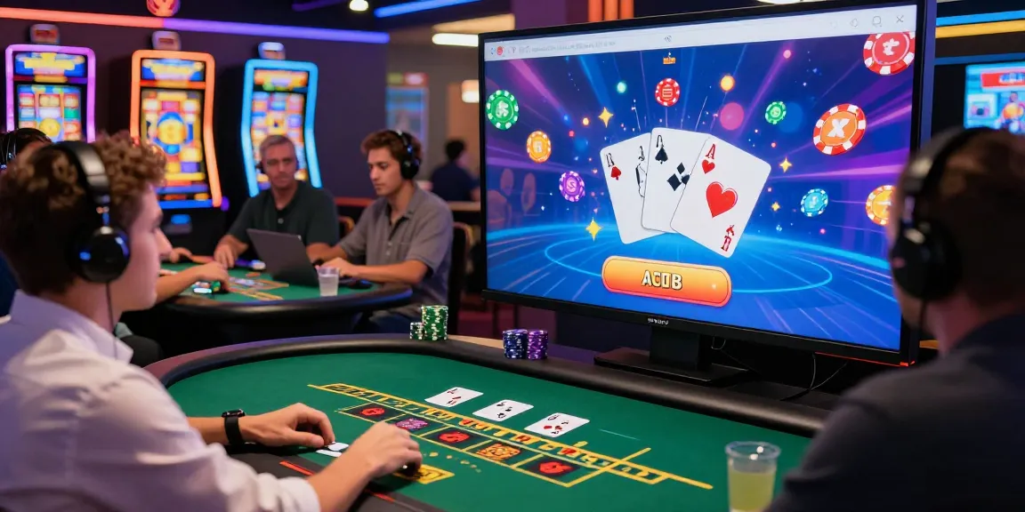 Engaging casino gaming experience at happyluke with players enjoying live dealer games and vibrant graphics.