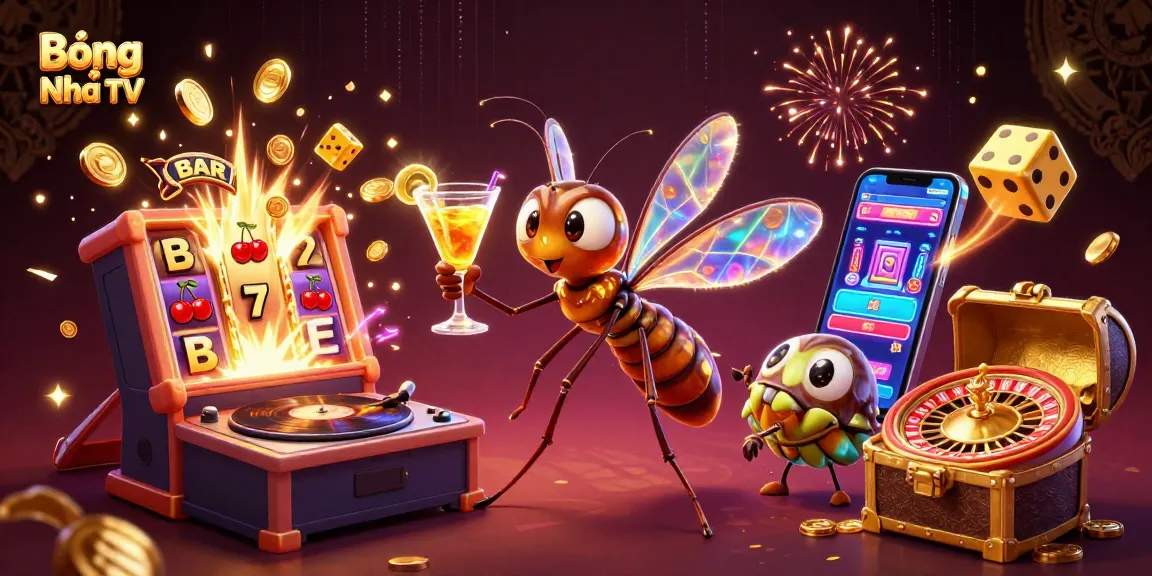 Experience thrilling moments with Bóng Nhựa TV, featuring a vibrant casino scene bursting with action.