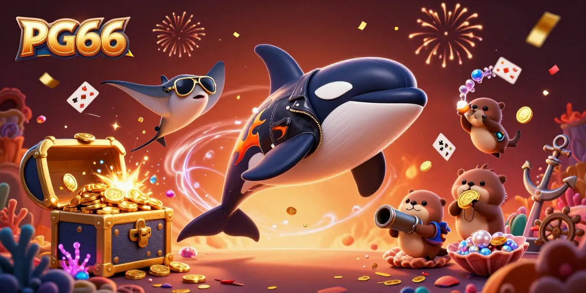 PG66 welcomes you to dive into exciting underwater treasure games, highlighting the fun of online gambling.