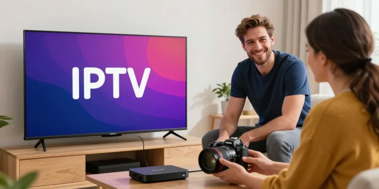 British IPTV setup by trusted local professional in modern home.