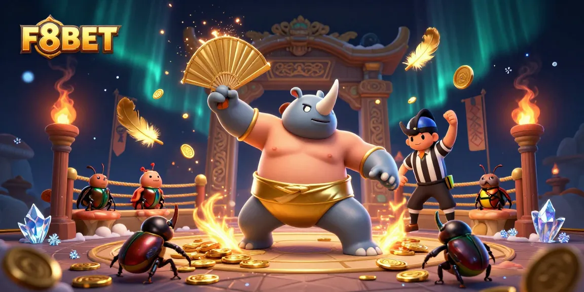 Experience exciting gaming with F8BET featuring vibrant characters and detailed casino elements.