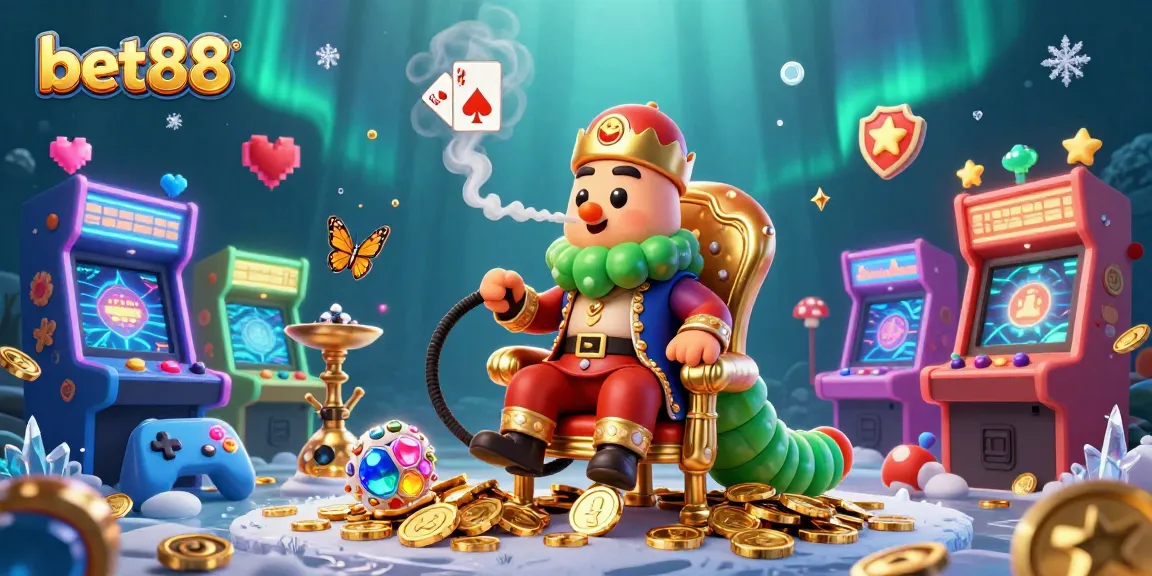 Bet88 showcases a vibrant casino scene with engaging characters and dynamic gaming elements.