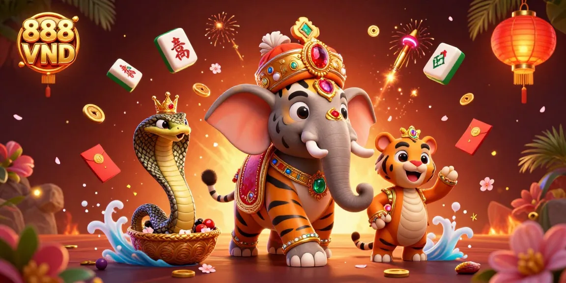 Experience thrilling gameplay with 888VND's vibrant casino atmosphere featuring exquisite characters and dynamic elements.