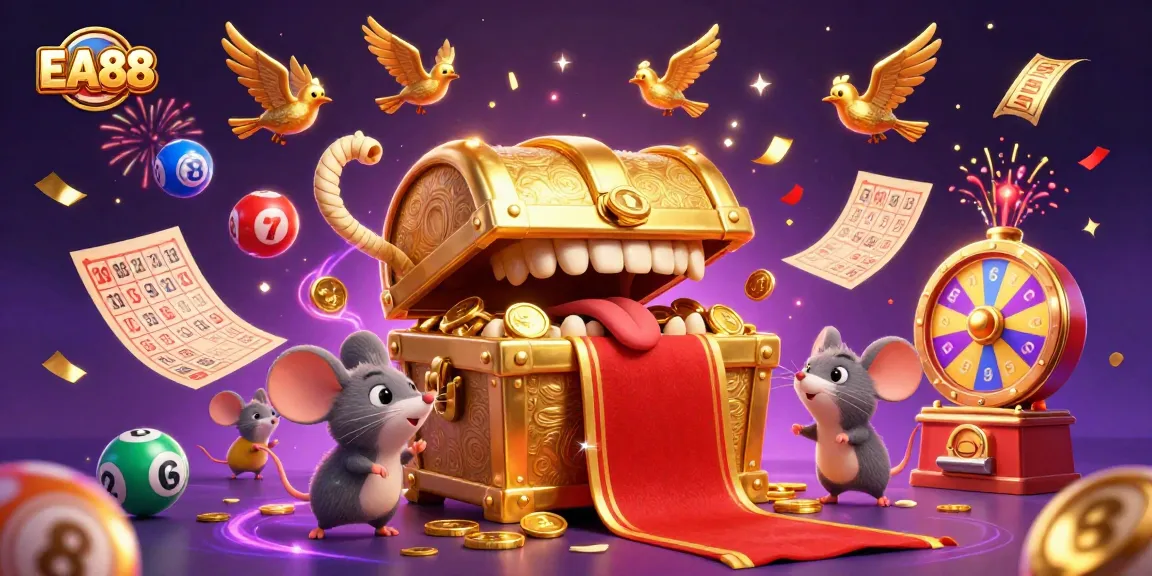 Join the adventure at EA88 with vibrant lottery excitement and golden treasures!