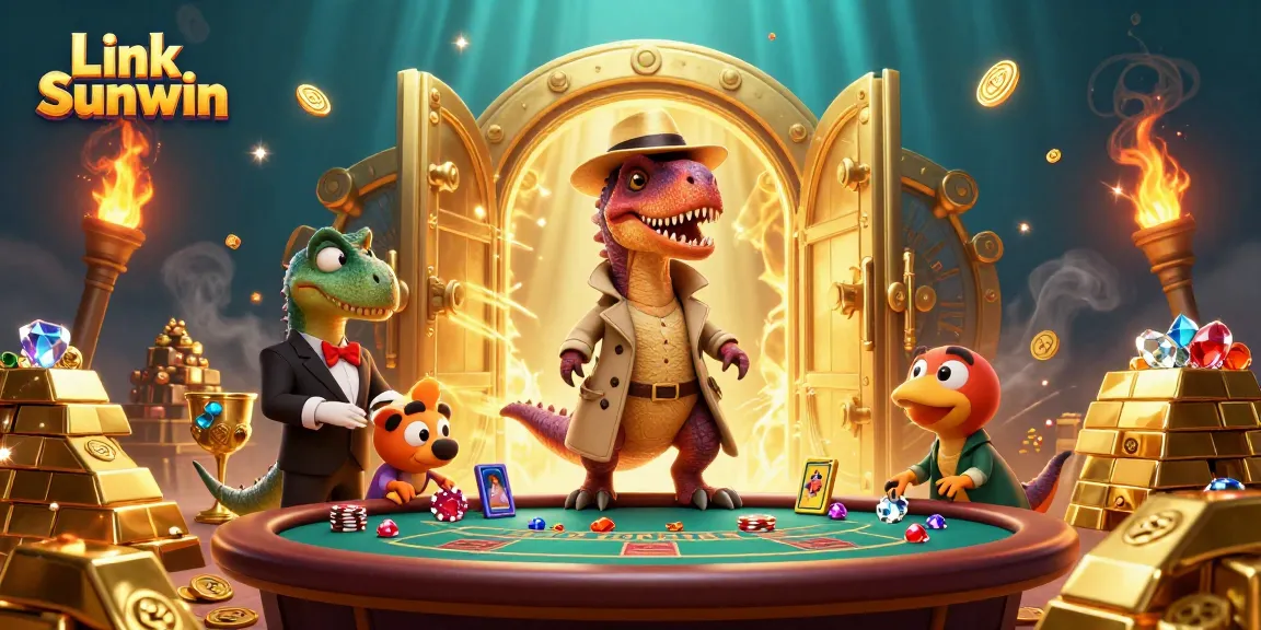 Experience the thrill of winning with Link Sunwin's dynamic gambling elements in a vibrant casino environment.