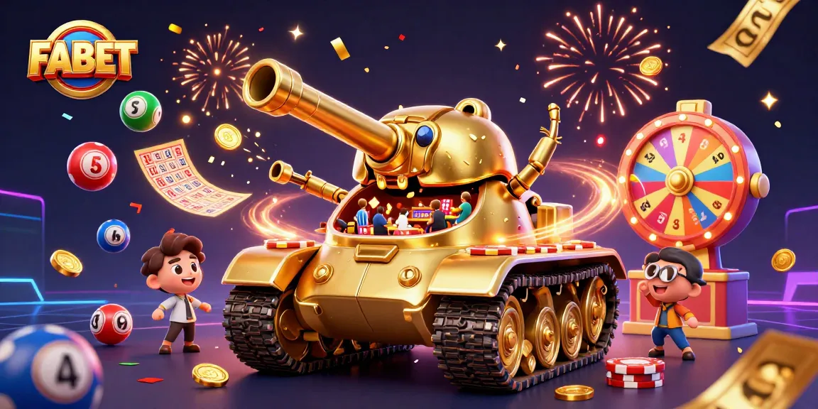 Engage with FABET's thrilling gaming experience featuring a golden beetle tank casino.