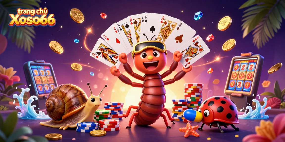 Experience thrilling moments at trang chủ Xoso66 with vibrant casino characters and rich gaming elements.