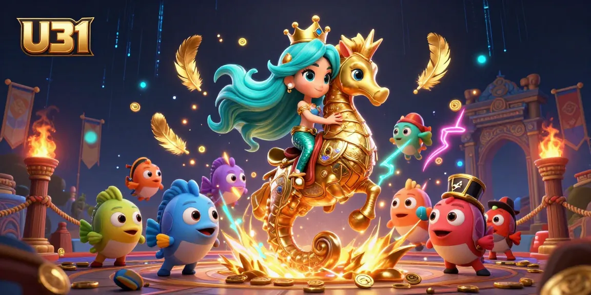 Experience the thrill of U31 with a thrilling casino adventure featuring a mermaid princess and her seahorse guardian.