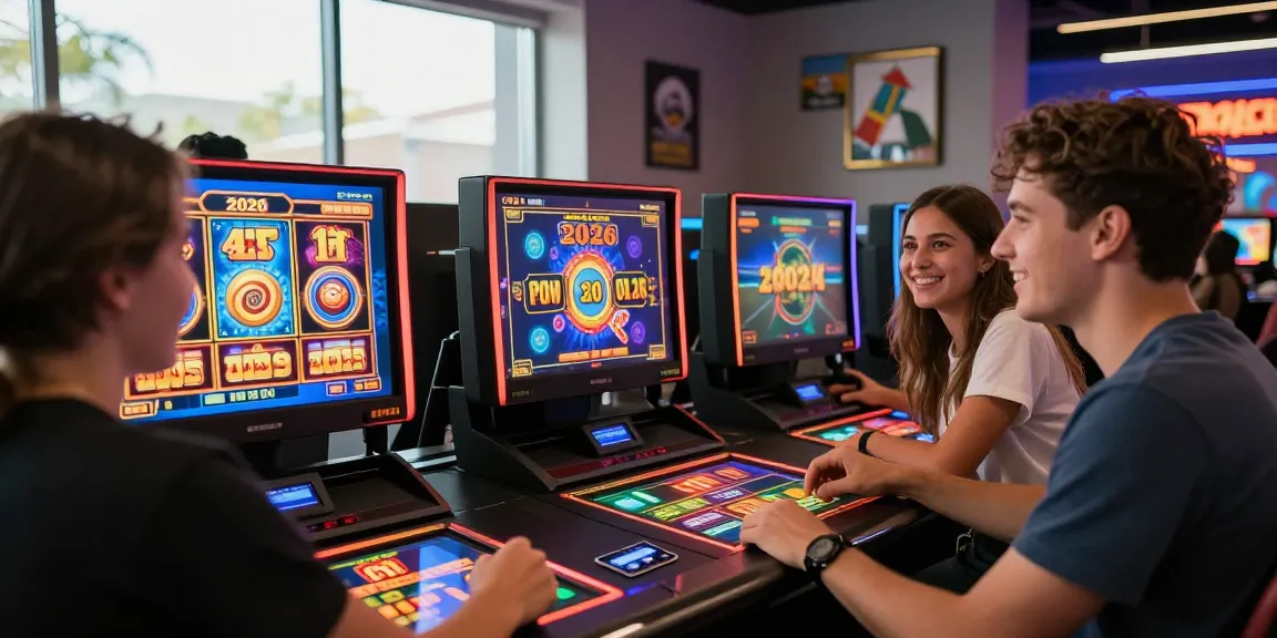 Friends enjoying vibrant slot games at a credit card casino from https://ccrm.org.uk/, showcasing excitement and payment options.