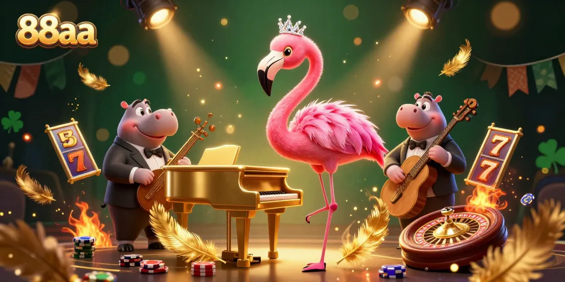 Engage with exciting slots at 88aa featuring vibrant characters and casino elements.