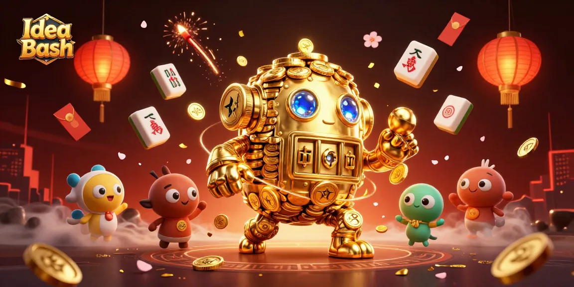 Spin with excitement! Join Idea Bash's thrilling casino adventure featuring a golden golem.