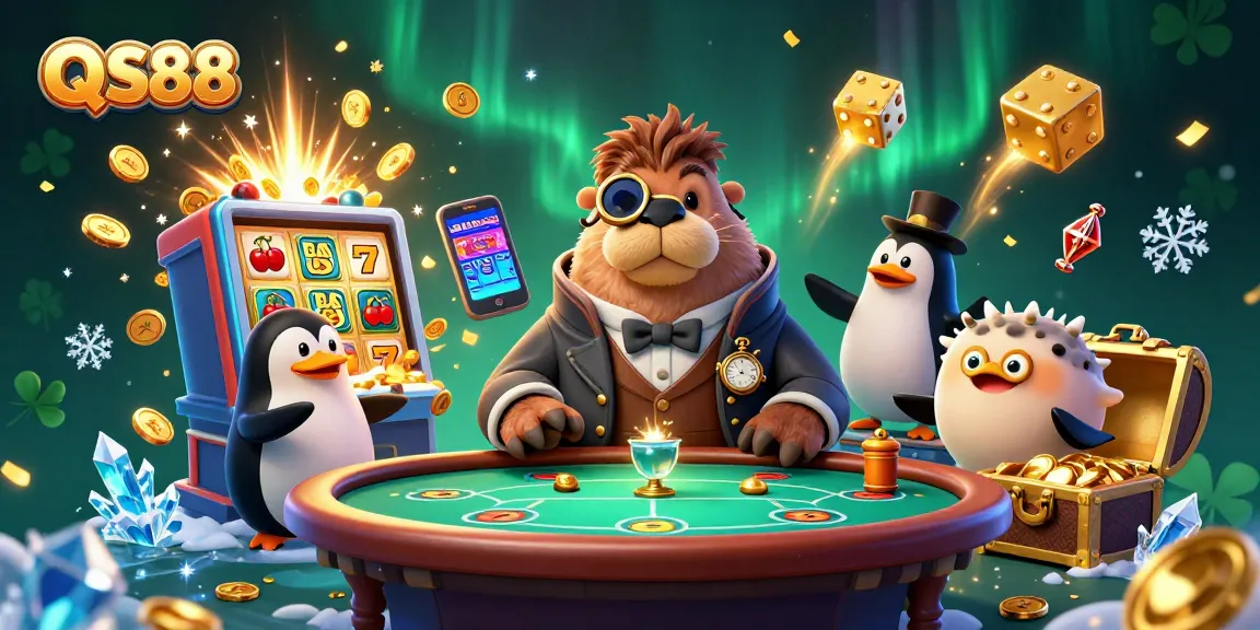 Experience thrilling gambling action with QS88's vibrant underwater poker scene.