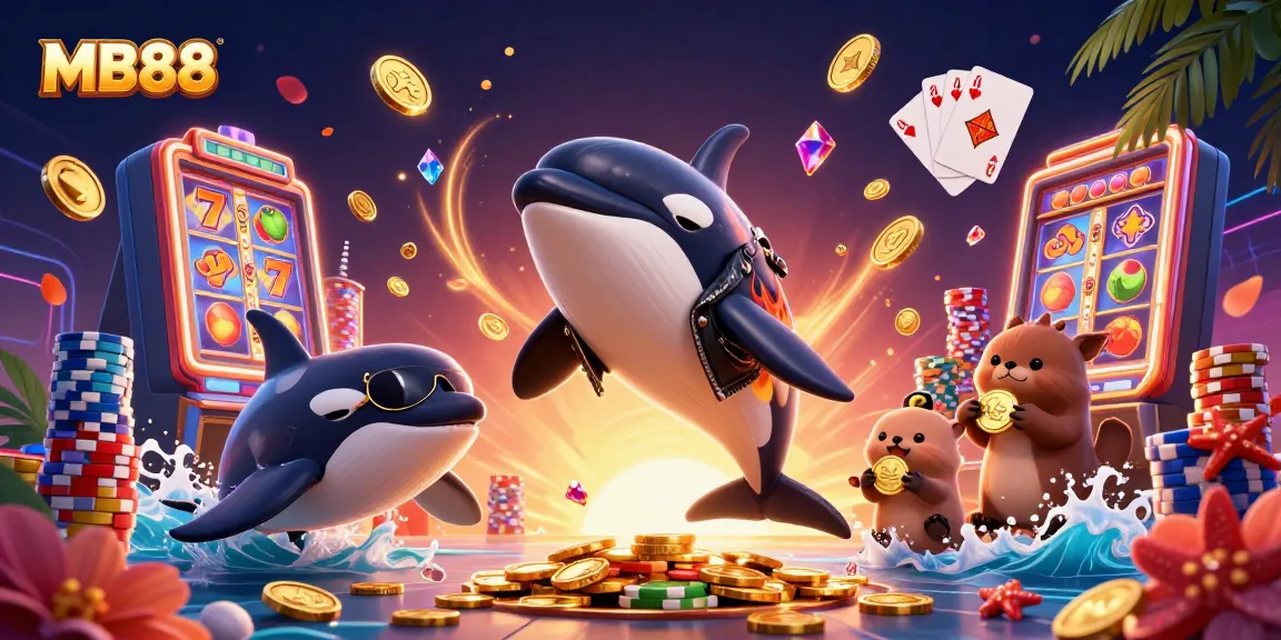 Chơi game và hái vàng với MB88 qua cá voi đại diện, cá đuối và hải cẩu.