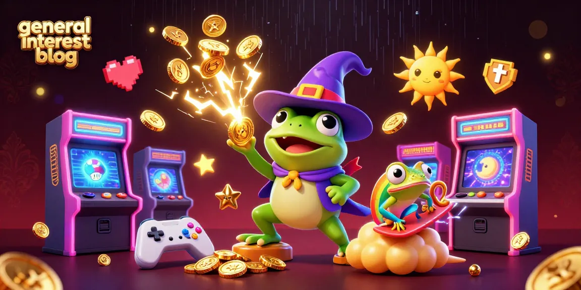 Engage with the general interest blog experience featuring a vibrant casino-themed illustration.