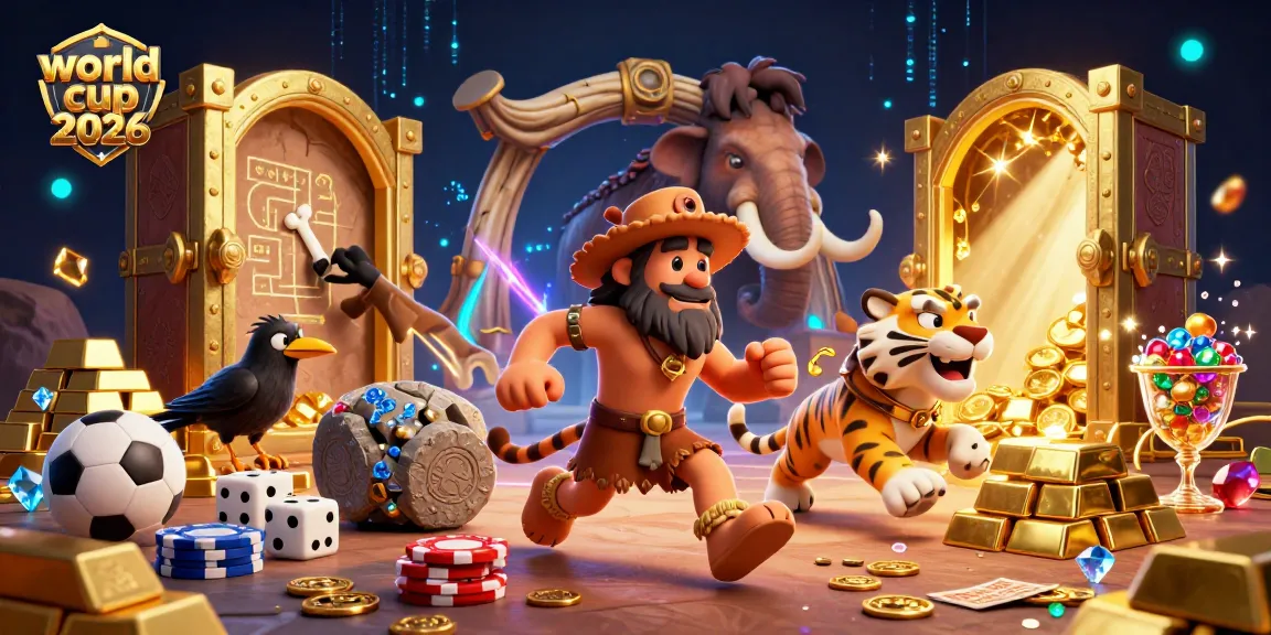 Engage in thrilling betting action during world cup 2026 at this vibrant casino scene featuring dynamic characters.