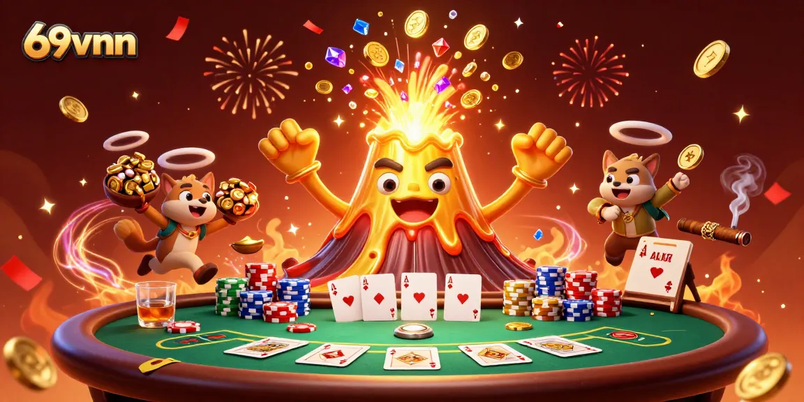 Engage in thrilling gameplay and win big with 69vnn's vibrant casino experience.