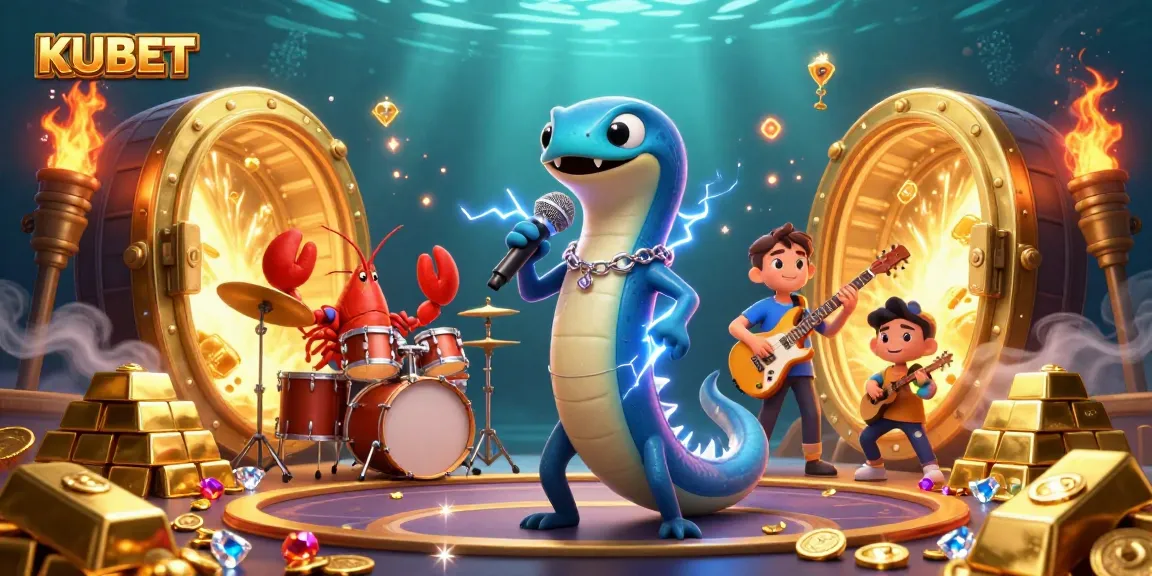 KUBET offers immersive gaming with electric eel DJ and underwater casino vibes.