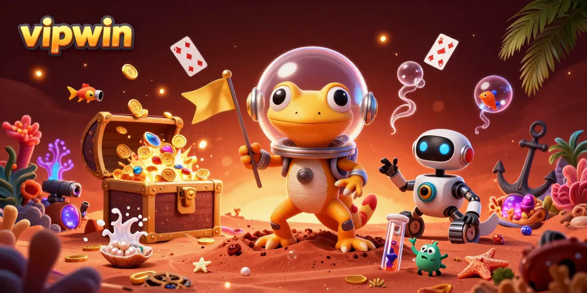 Experience thrilling wins at vipwin as a Martian gecko uncovers a hidden casino adventure!