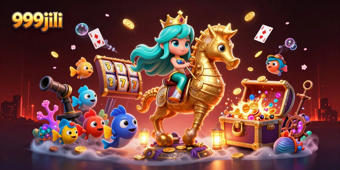 Experience exciting 999jili slots action with a magical mermaid and vibrant underwater scene.