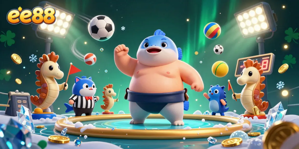 Engage in thrilling gaming action with ee88's lively underwater scene showcasing sports betting excitement.