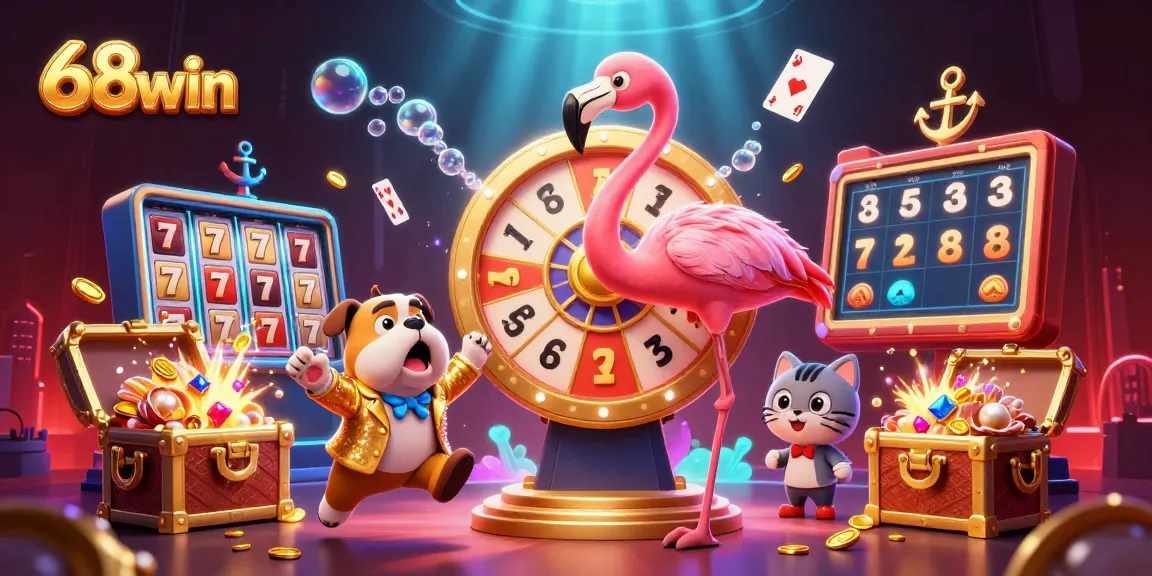 Engage with the fun at 68win's exciting gaming world with vibrant prizes and thrilling characters.
