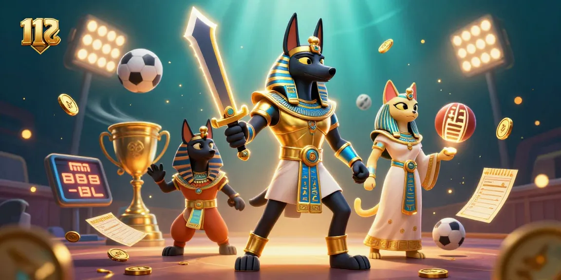 Engage in exciting sports action with 11WIN featuring Anubis, Bastet, and dynamic sports elements.