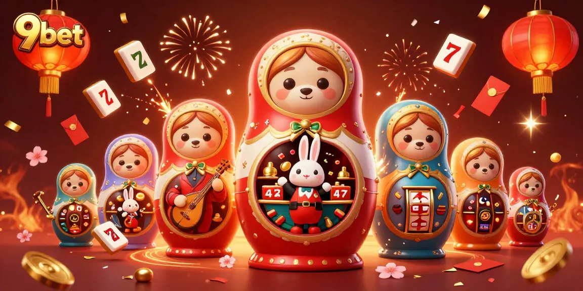 Experience the vibrant 9bet casino world with engaging characters and festive elements.