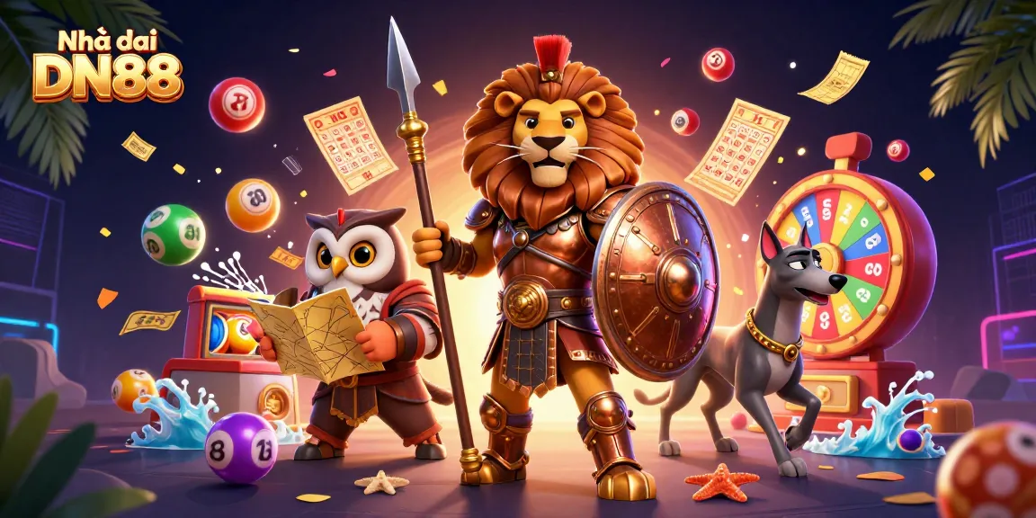 Engage with thrilling slots and lotteries at Nhà cái DN88 featuring vibrant dynamic elements.