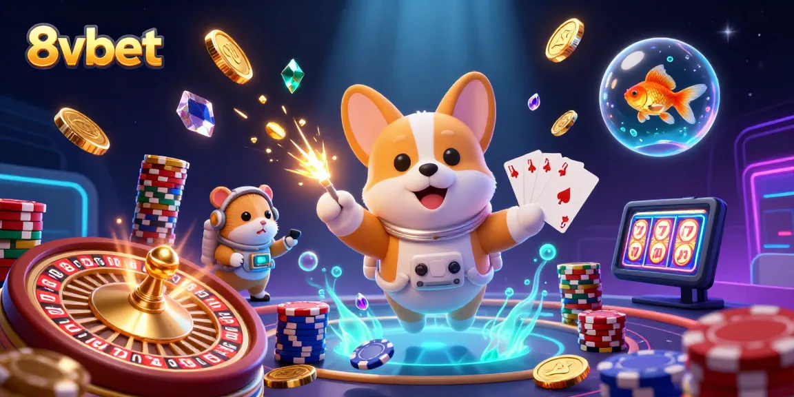 Play exciting games at 8vbet with cash prizes, spinning roulette, and poker fun.