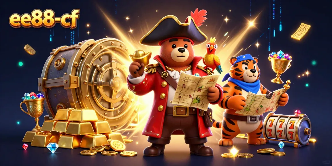 Engage in thrilling wins at ee88-cf with pirate-themed treasures and vibrant casino elements.