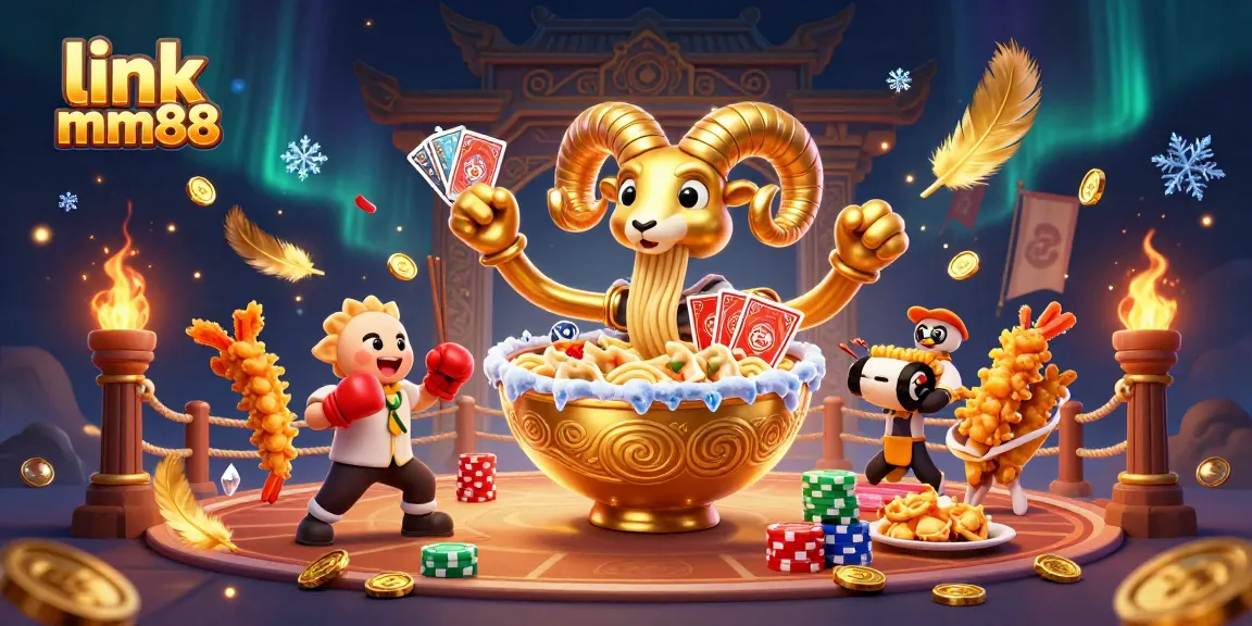 Experience thrilling action at link mm88 with a vibrant 3D casino scene showcasing unique characters and rich gaming elements.