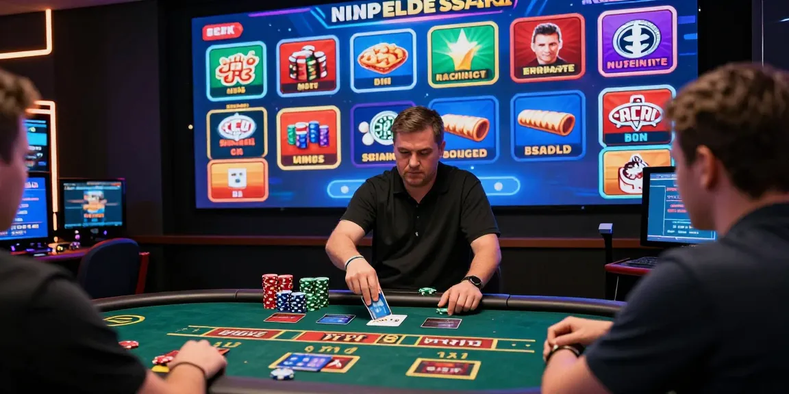 Exciting gaming action at credit card casinos with vibrant graphics and dealer interaction.