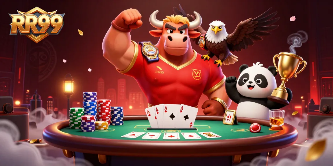RR99 offers exciting poker action with vibrant characters in a winning casino scene.