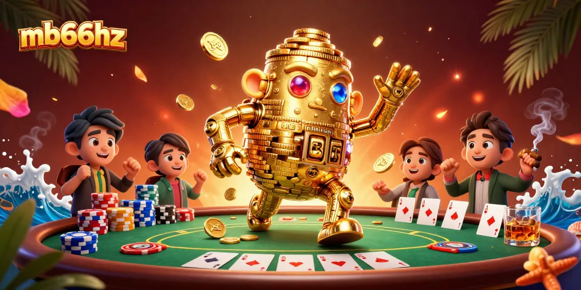 Experience the excitement of mb66hz with a vibrant, action-packed 3D casino scene.