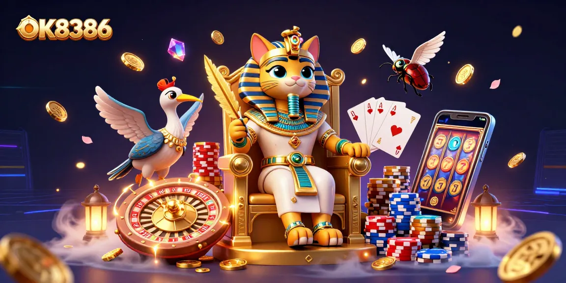 Win big with OK8386 at the vibrant online casino featuring dynamic gaming elements and rich visuals.