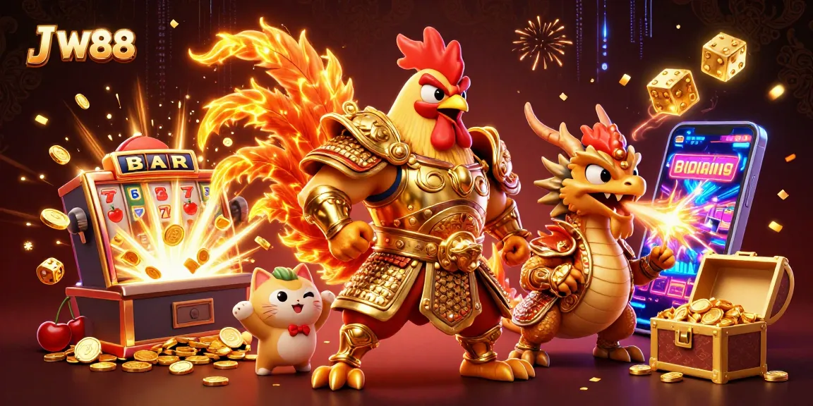 Experience thrilling gameplay and big wins at J W88 with fierce characters and vibrant casino elements
