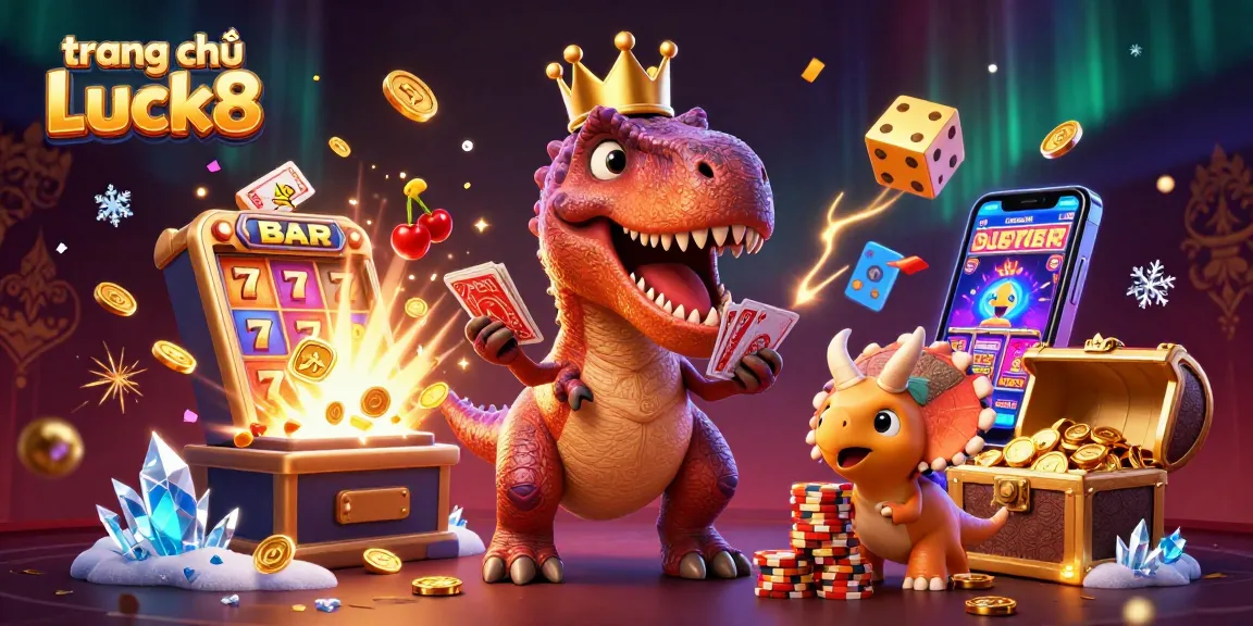 Engage with the excitement at trang chủ Luck8, showcasing vibrant casino themes with playful characters.