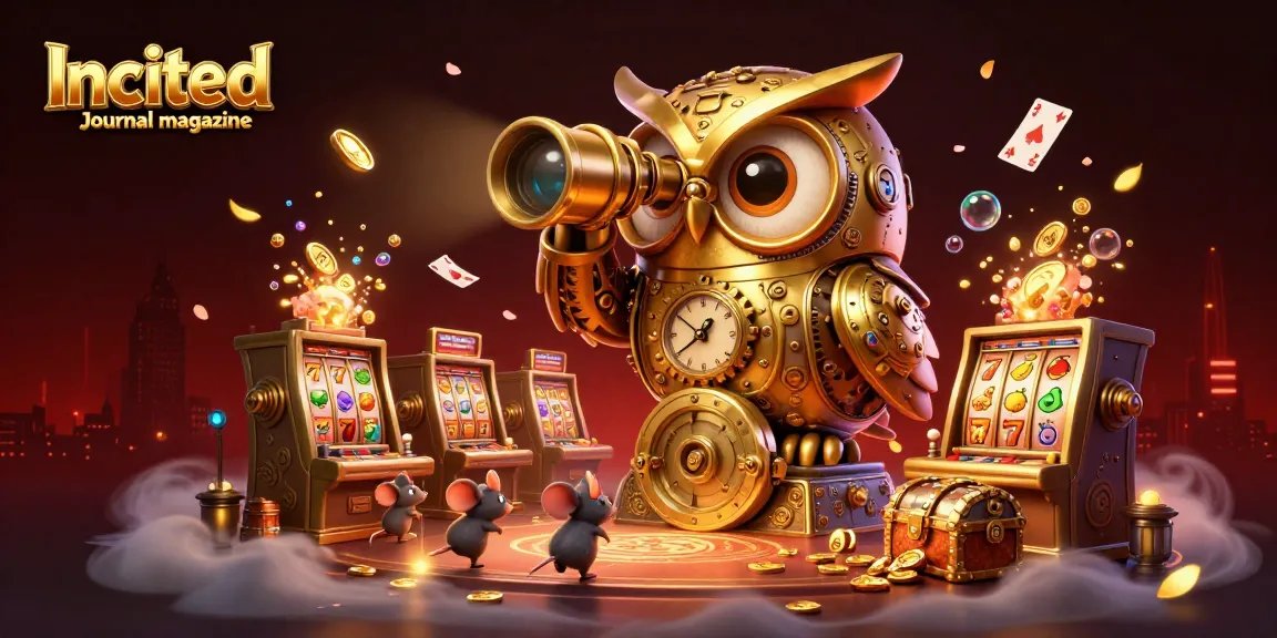 Experience thrilling wins with the Incited Journal magazine at a vibrant casino scene filled with golden opportunities.